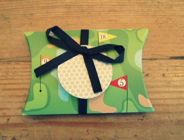 golf gift card holder