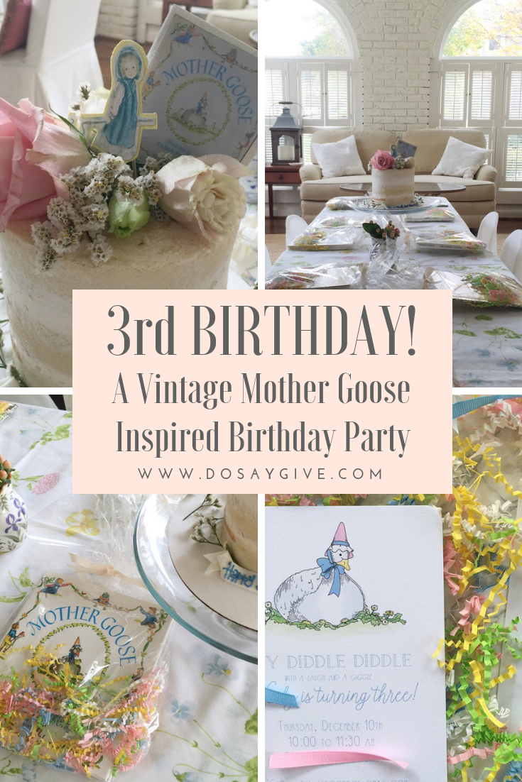 Mother Goose Birthday Party