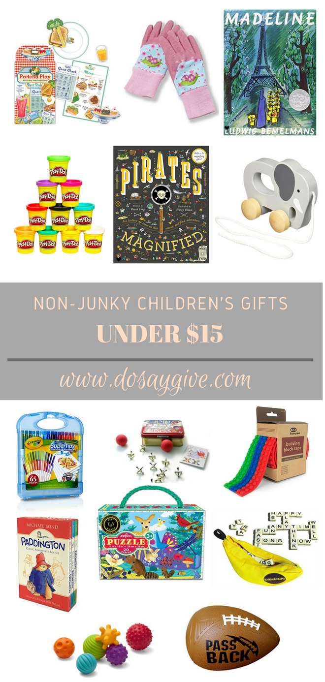 Best (Non-Junky!) Children's Gifts Under $15