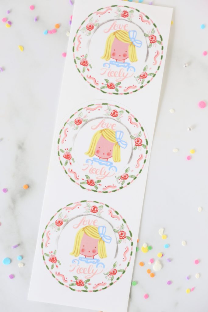 portrait gift tags