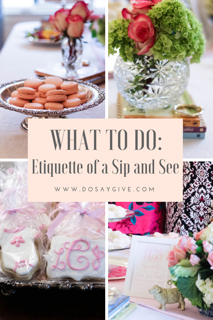 Etiquette of a Sip and See