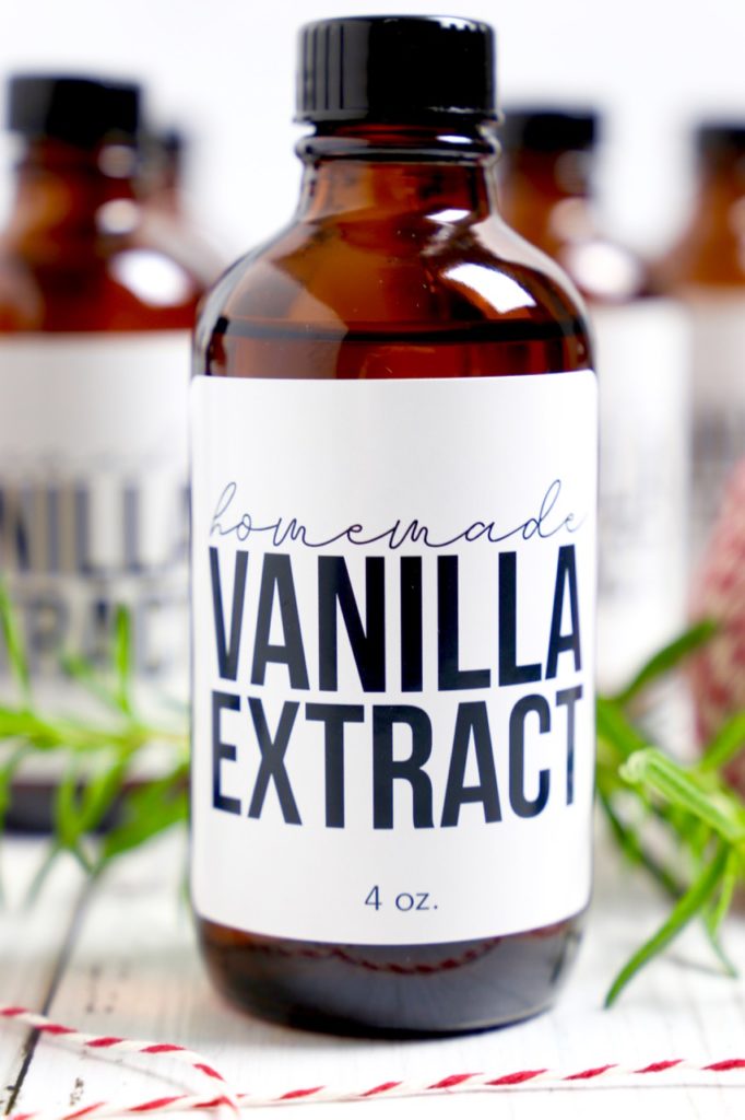 Homemade vanilla extract