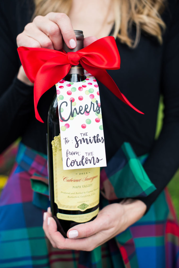 wine gift tag